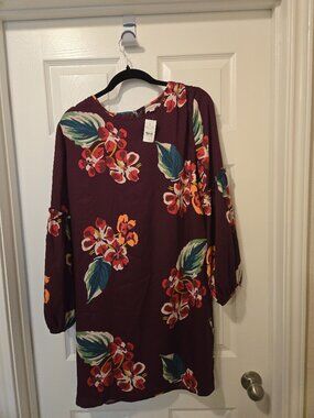 LOFT | Dresses | Loft White And Red Striped Mini Dress Womens Size 0p |  Poshmark